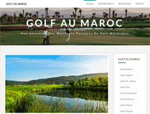 Tablet Screenshot of maroc-golf.net